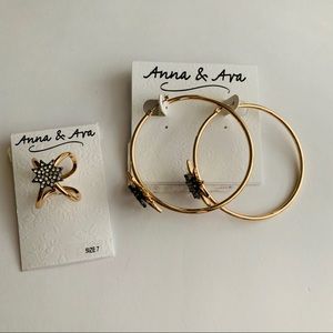 Ring and earring set